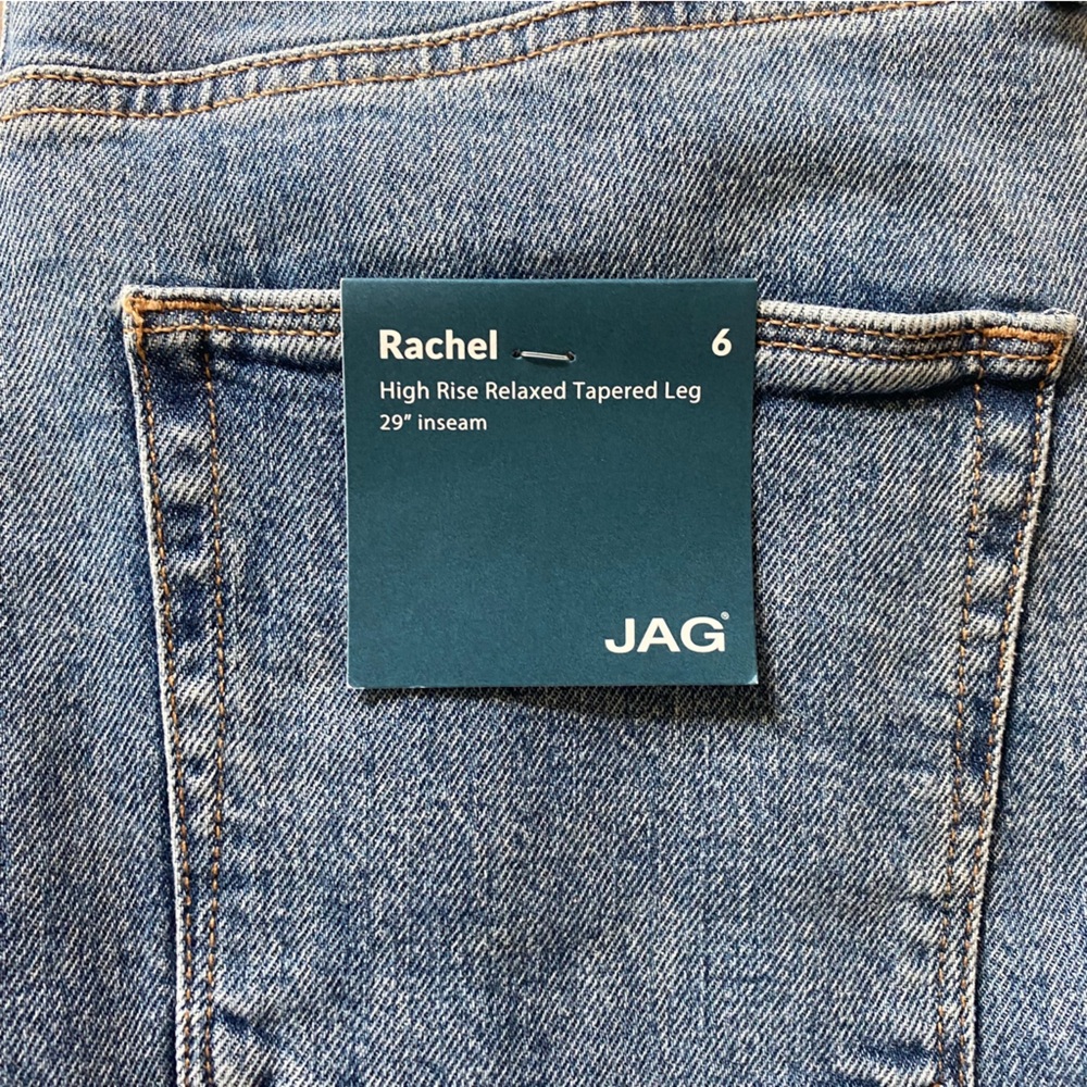 NWT JAG Rachel High Rise Relaxed Tapered Leg Jeans 6 8 10 - Picture 9 of 13